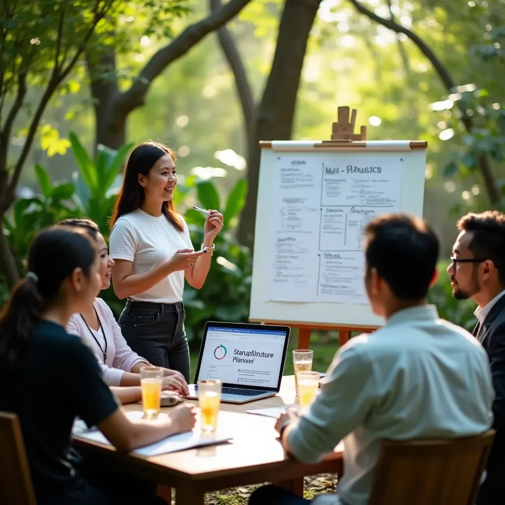 Professional business solutions illustration